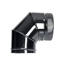 CODO TUBO ESTUFA LEÑA LISO...