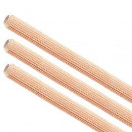 VARILLA MADERA ESTRIADA 6 X...