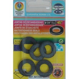 JUNTA PLANA 5 UNIDADES 3/4