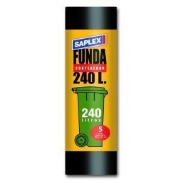 SACO BASURA 240 L (5 UDS)...
