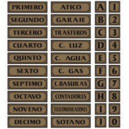 PLACA SEÑAL ADH 290X080MM...