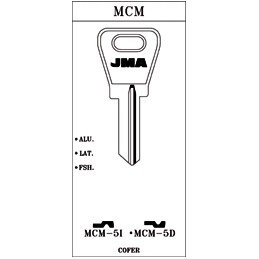 LLAVE ACERO MCM-5D JMA