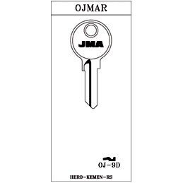 LLAVE ACERO OJ-9D JMA