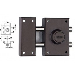 CERROJO 16R CON BOTON...