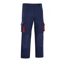 PANTALON CARGO BICOLOR AZUL...