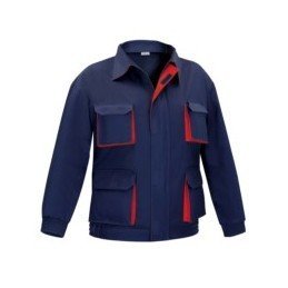 CAZADORA CARGO BICOLOR AZUL...