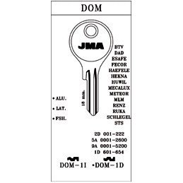 LLAVE ACERO DOM-1D JMA