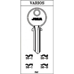 LLAVE ACERO 38D JMA