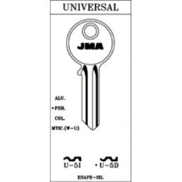 LLAVE ACERO U-5I JMA