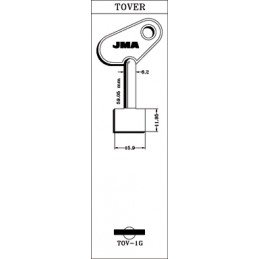 LLAVE GORJA LATON FRONTAL...