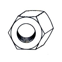 TUERCA HEXAGONAL CINCADA...